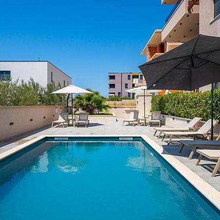 Sea Bay View Apartment - Appartement Avec Piscine Et Magnifique Vue Sur Mer Sveti Filip i Jakov Buitenkant foto