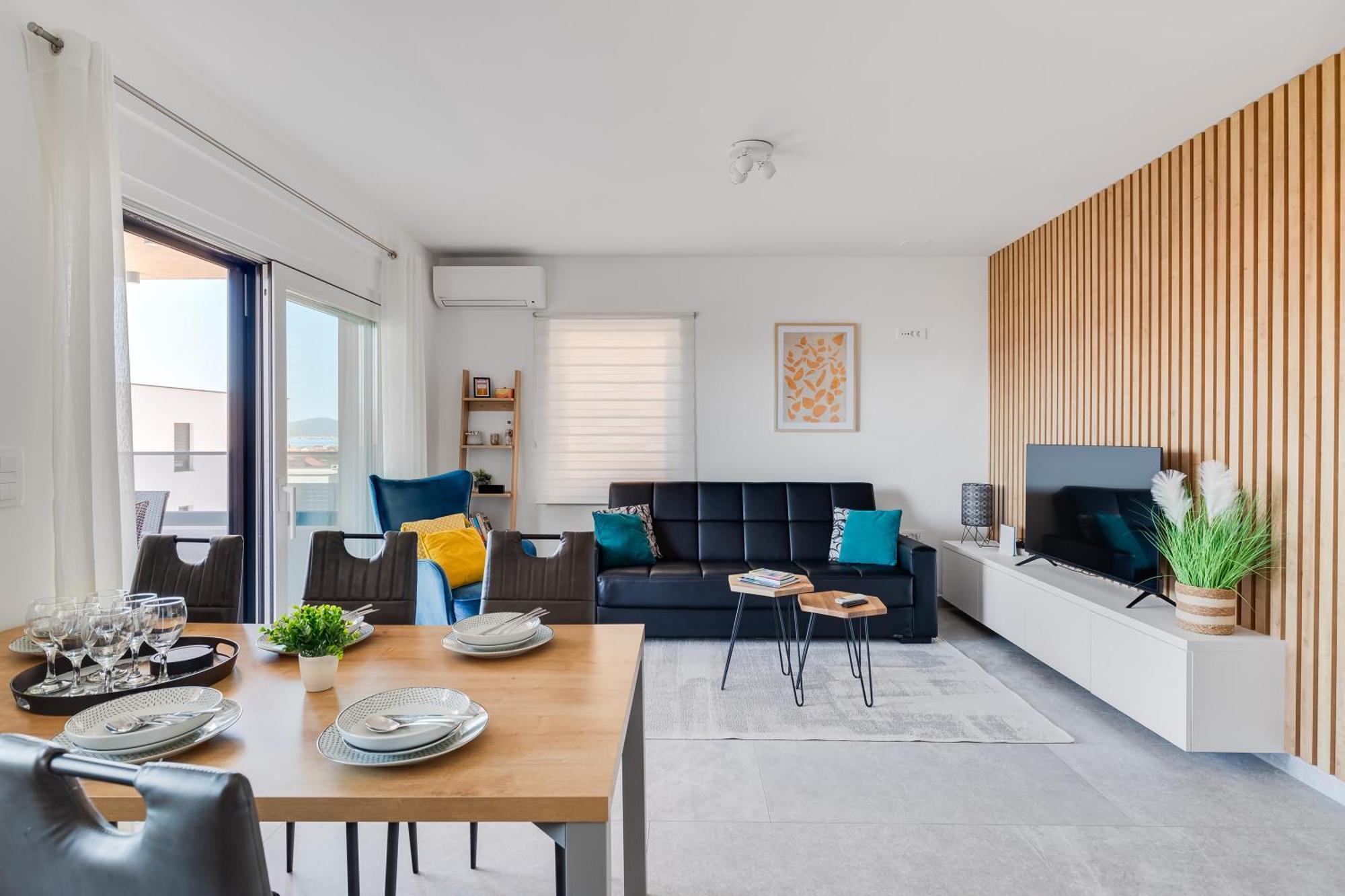 Sea Bay View Apartment - Appartement Avec Piscine Et Magnifique Vue Sur Mer Sveti Filip i Jakov Buitenkant foto